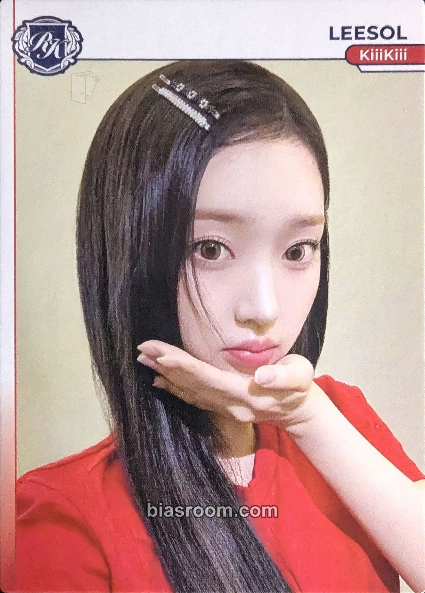 Leesol TELECA 2025 K-POP ROOKIE COLLECTION CARDS Photocard - KiiiKiii - KiiiKiii K-pop photocard
