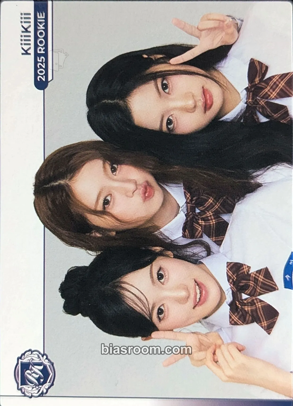 TELECA 2025 K-POP ROOKIE COLLECTION CARDS Photocard - KiiiKiii - KiiiKiii K-pop photocard