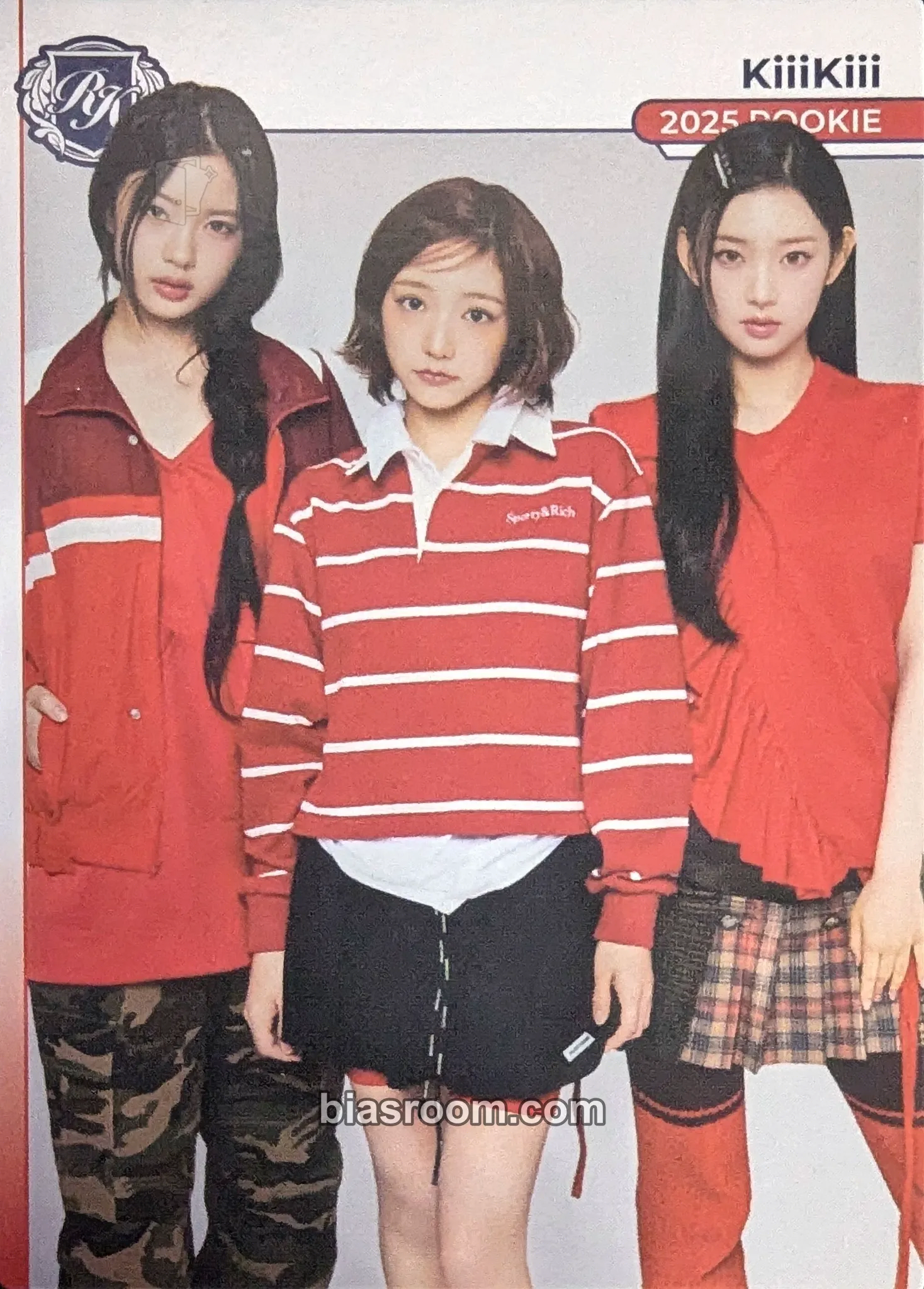 TELECA 2025 K-POP ROOKIE COLLECTION CARDS Photocard - KiiiKiii - KiiiKiii K-pop photocard