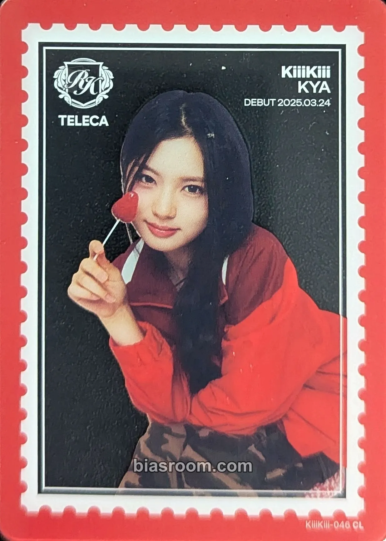 Kya TELECA 2025 K-POP ROOKIE COLLECTION CARDS Photocard - KiiiKiii - KiiiKiii K-pop photocard