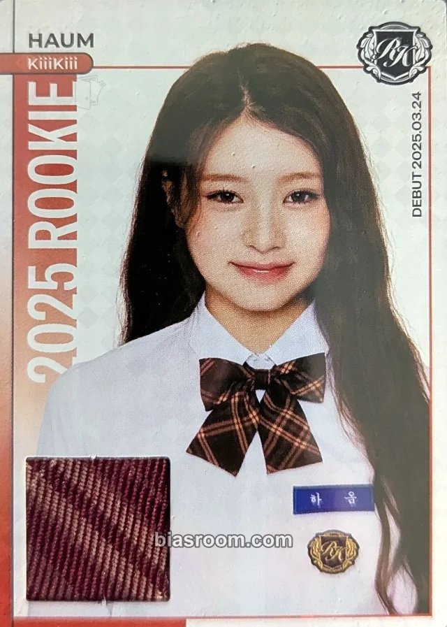 KiiiKiii - Haum - TELECA 2025 K-POP ROOKIE COLLECTION CARDS Other trading card relic version