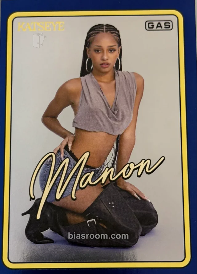 KATSEYE - Manon - GAS Trading Cards Other foil card trading card bad image - replace