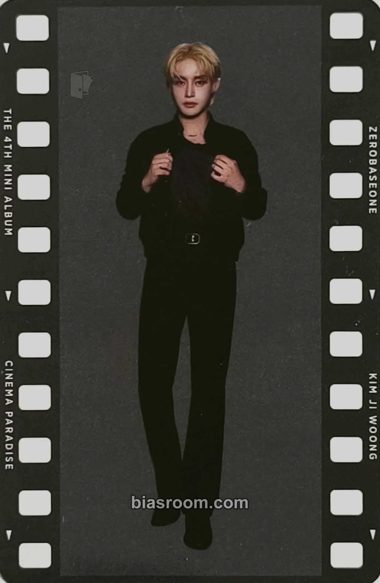 Jiwoong Cinema Paradise Photocard - ZEROBASEONE - ZEROBASEONE K-pop photocard