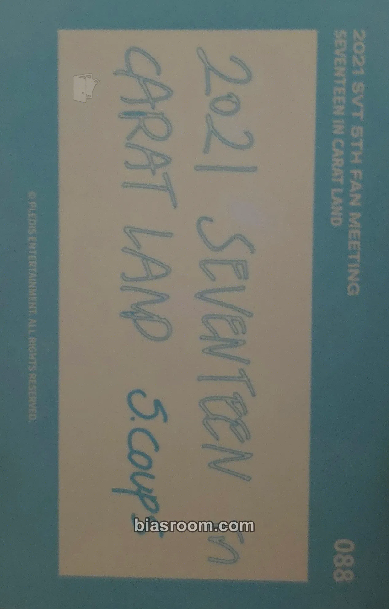 S.Coups 2021 5TH SVT IN CARAT LAND Photocard - SEVENTEEN | Bias Room