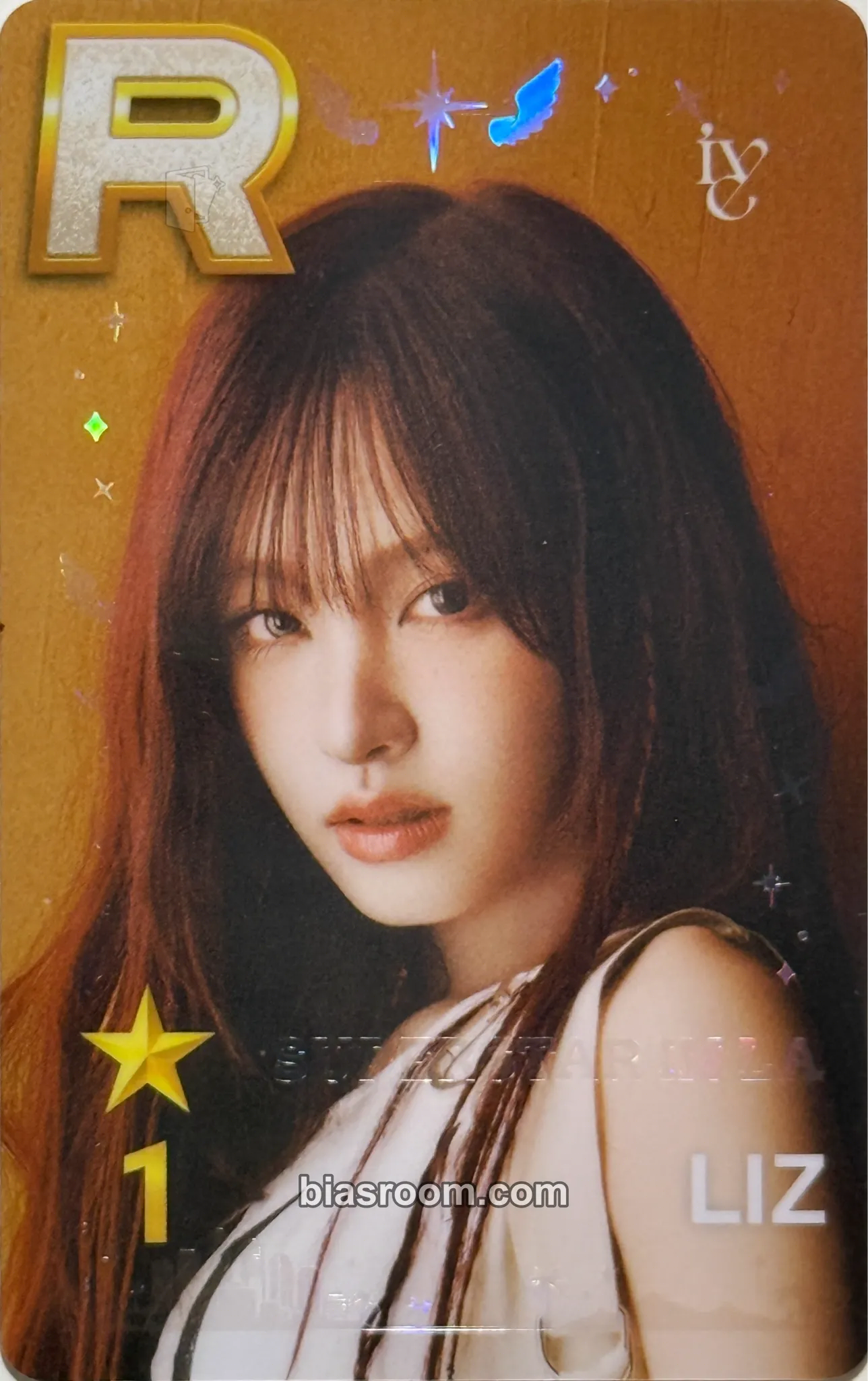 Liz SUPERSTAR STARSHIP Photocard - IVE - IVE K-pop photocard