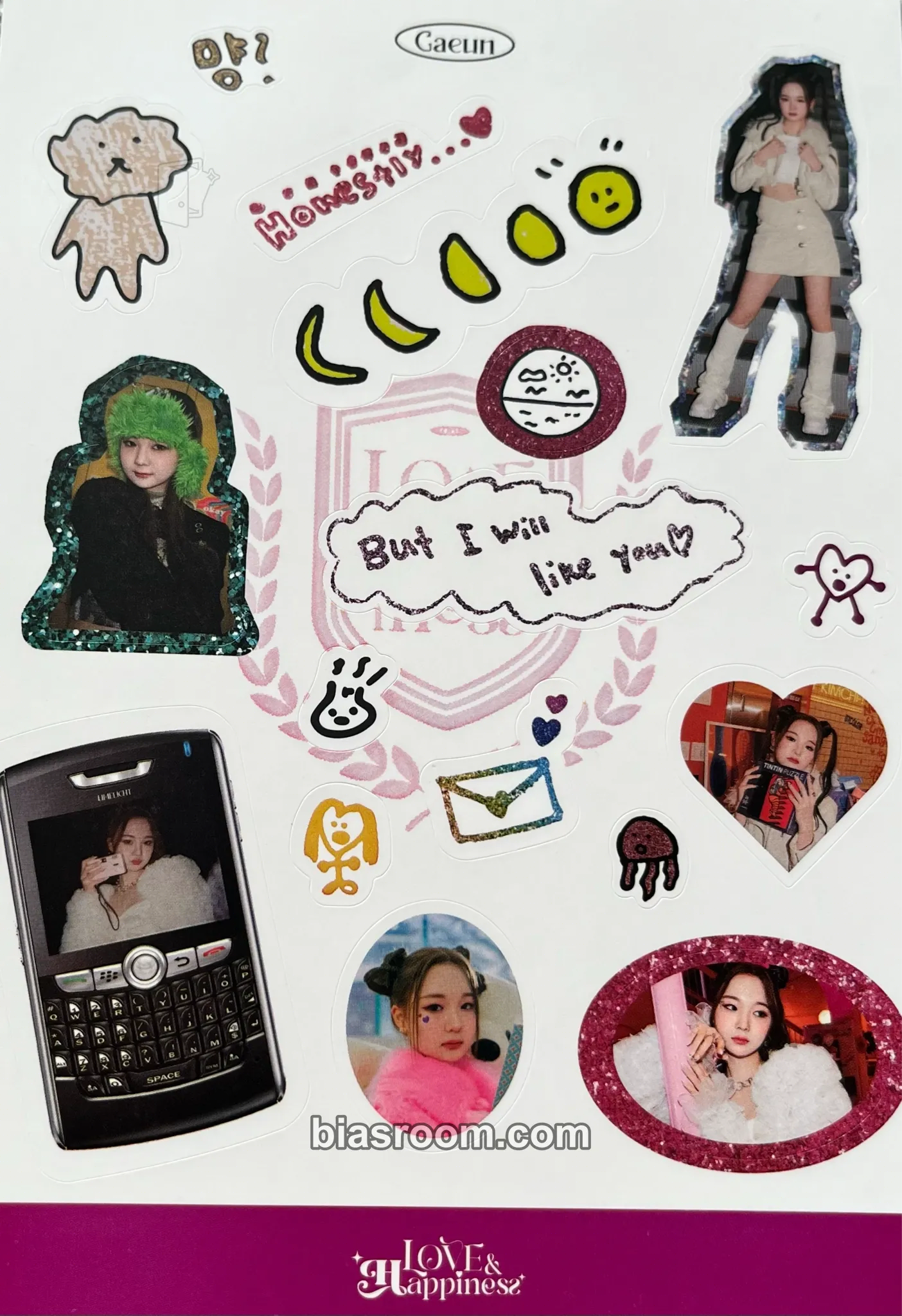 Gaeun LOVE & HAPPINESS (LIMELIGHT) Photocard - MADEIN - MADEIN K-pop photocard