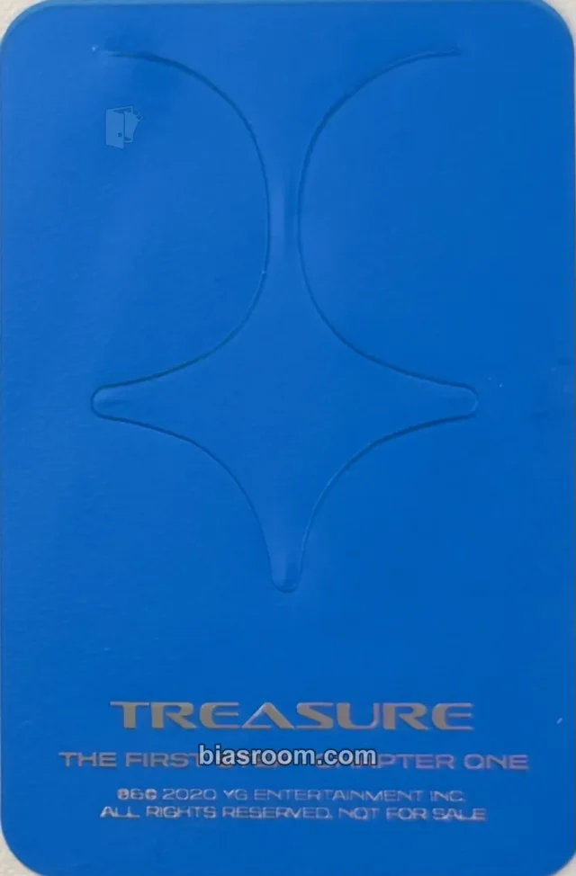 TREASURE - THE FIRST STEP: CHAPTER ONE Album album inclusion bookmark white version
