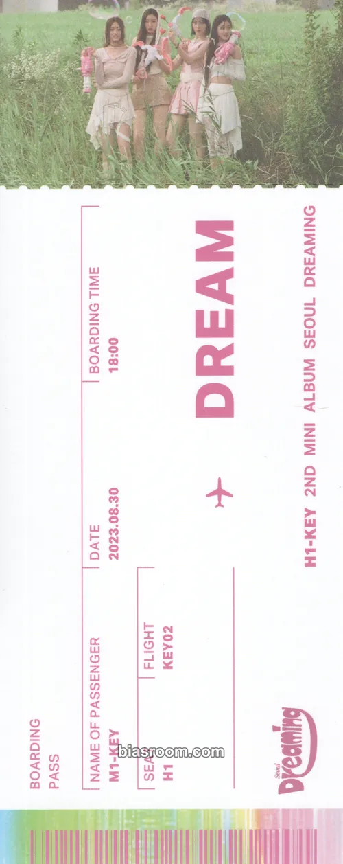 Seoul Dreaming Photocard - H1-KEY - H1-KEY K-pop photocard