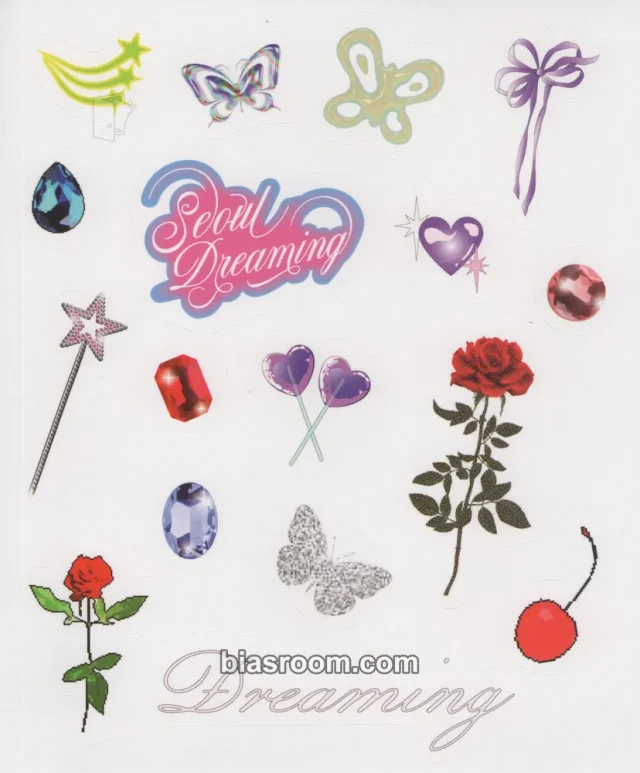 H1-KEY - Seoul Dreaming Album sticker sheet album inclusion dreaming version