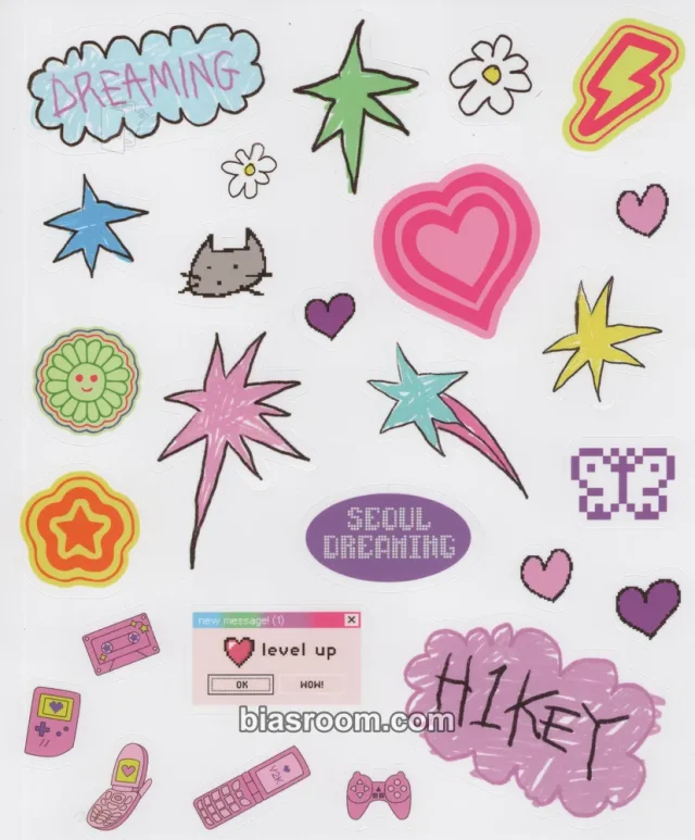 H1-KEY - Seoul Dreaming Album sticker sheet album inclusion dreaming version