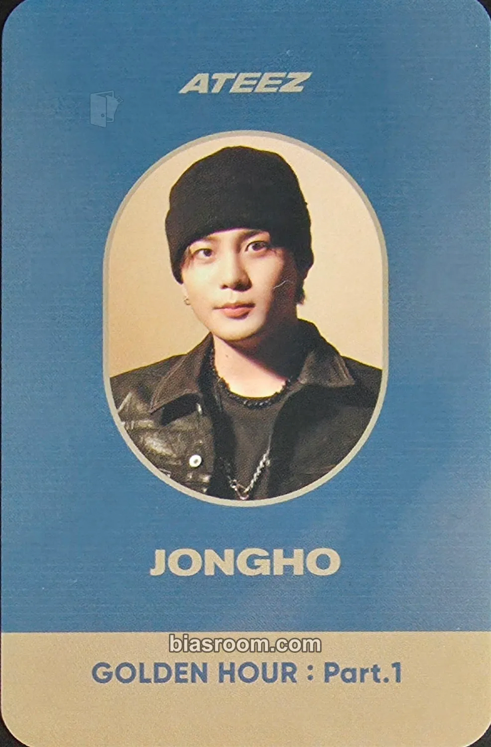 Jongho POP-UP: GOLDEN HOUR : Part 1 (Soundwave) Photocard - ATEEZ - ATEEZ K-pop photocard