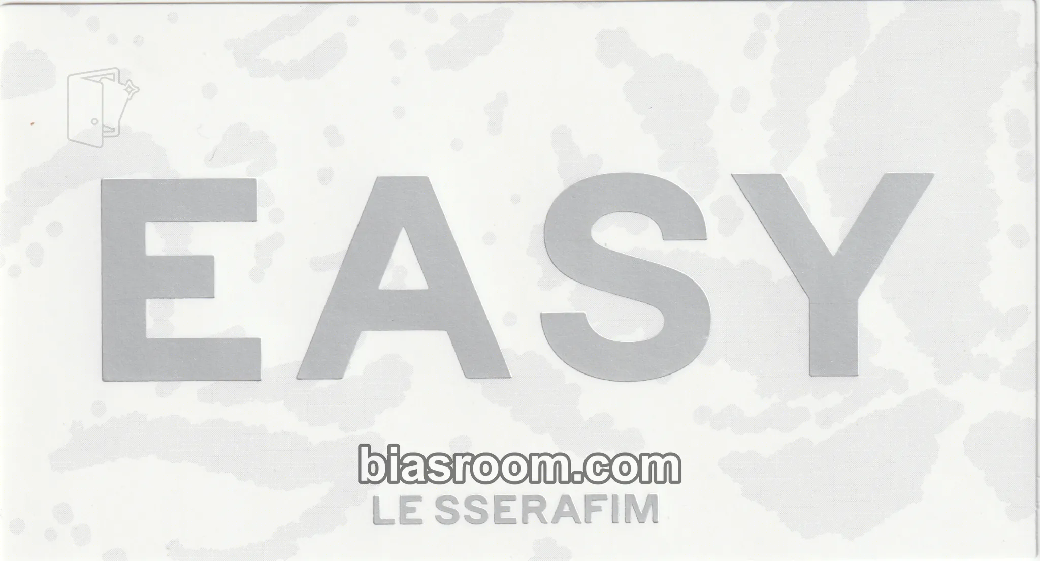 EASY Photocard - LE SSERAFIM - LE SSERAFIM K-pop photocard