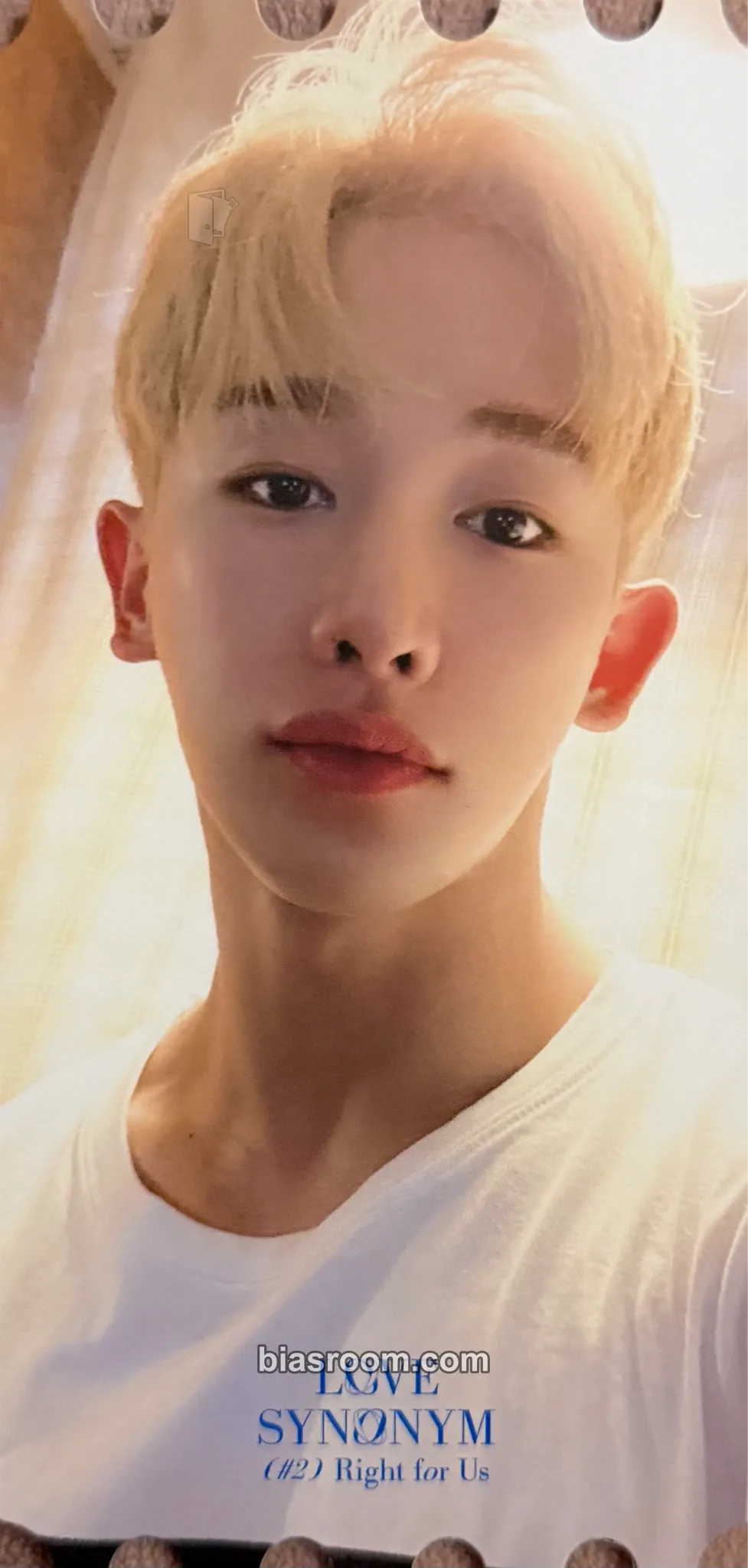 Wonho Love Synonym #2: Right For Us Photocard - Wonho K-pop photocard