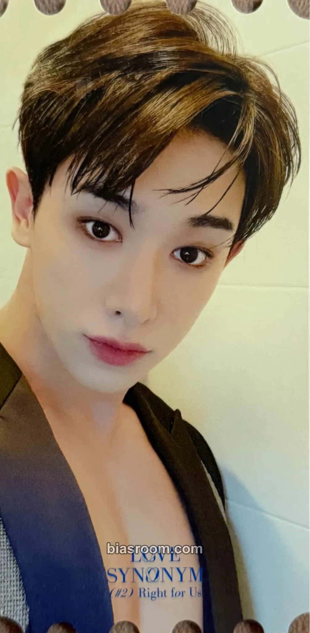 Wonho Love Synonym #2: Right For Us Photocard - Wonho K-pop photocard