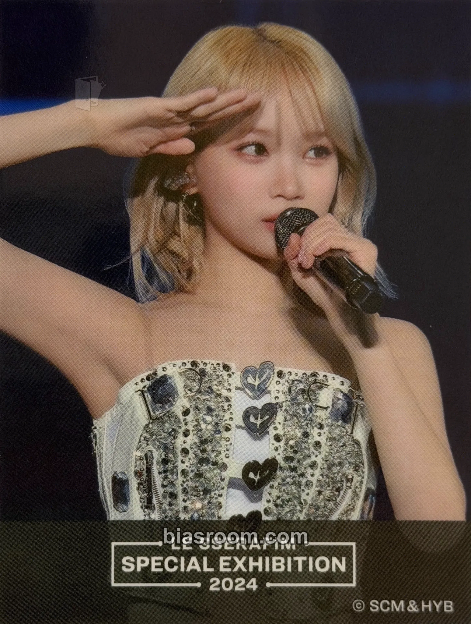 Kim Chaewon 2024 HMV JP Special Exhibition Photocard - LE SSERAFIM - LE SSERAFIM K-pop photocard