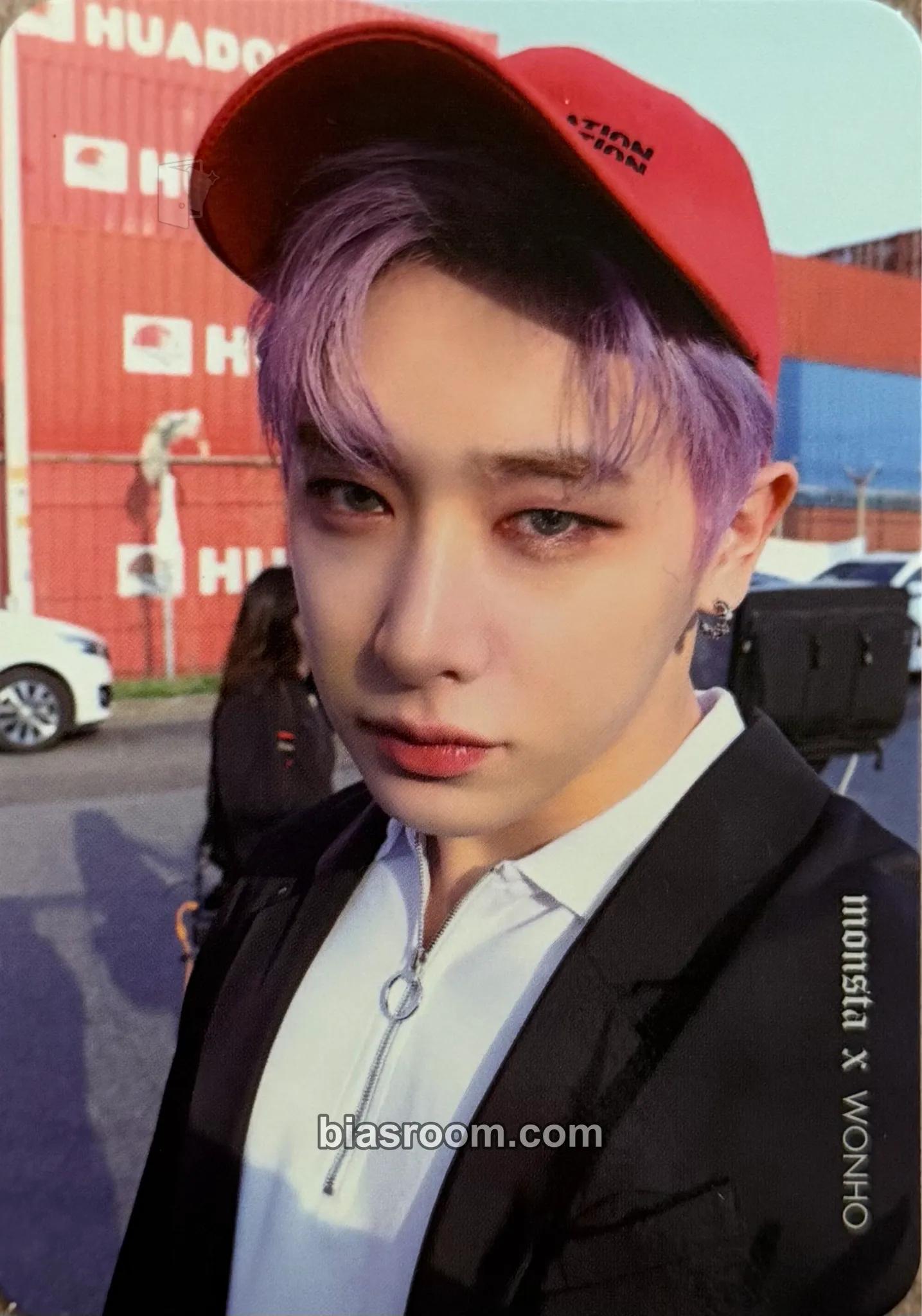Wonho First World Tour Beautiful Photocard - MONSTA X - MONSTA X K-pop photocard