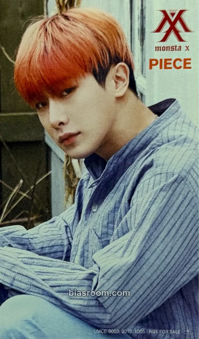 MONSTA X - Wonho - Piece Album sticker japanese album ums japan (universal music store)