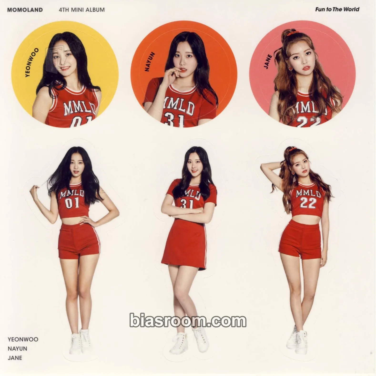 Fun to the World Photocard - MOMOLAND - MOMOLAND K-pop photocard