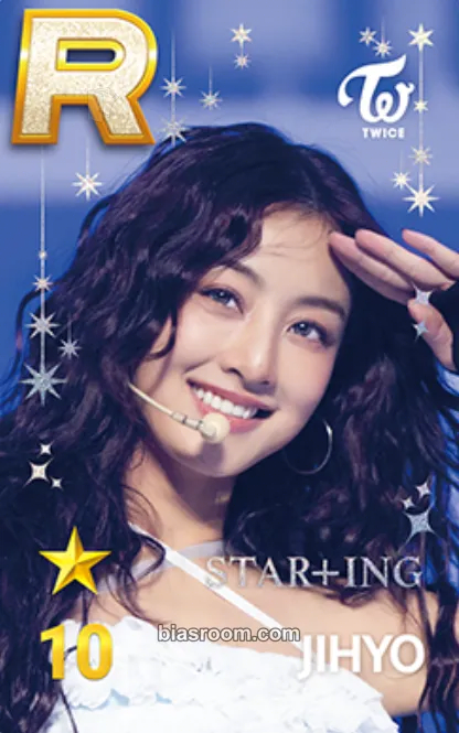 Jihyo TWICE x SuperStar JYPNATION Photocard - TWICE - TWICE K-pop photocard