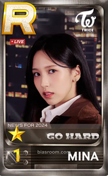 Mina TWICE x SuperStar JYPNATION Photocard - TWICE - TWICE K-pop photocard