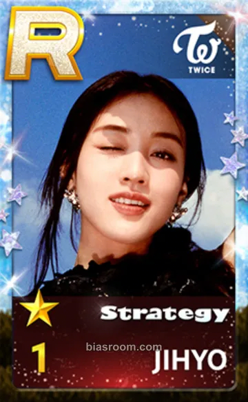 Jihyo TWICE x SuperStar JYPNATION Photocard - TWICE - TWICE K-pop photocard