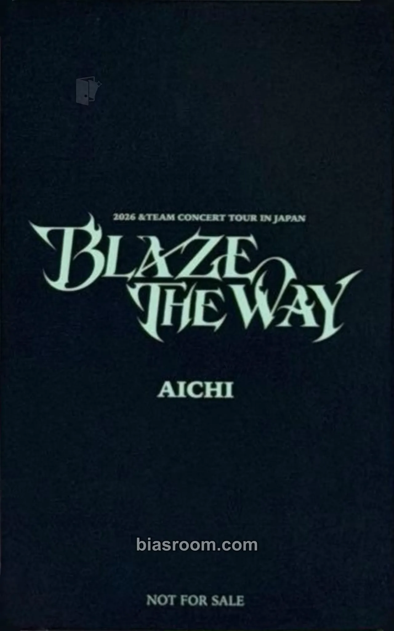 Fuma 2026 &TEAM CONCERT TOUR 'BLAZE THE WAY' Photocard - &TEAM