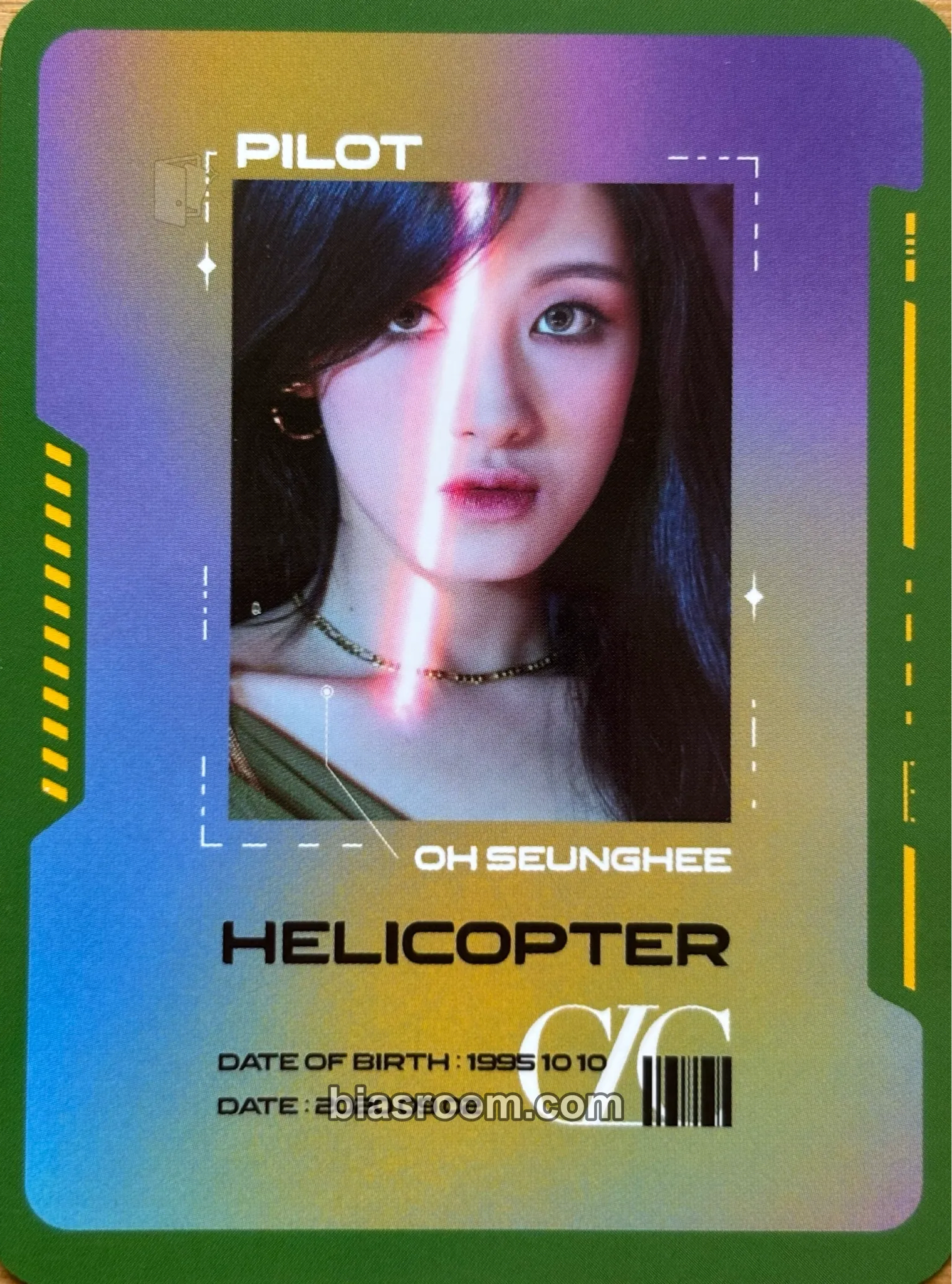 Seunghee HELICOPTER Photocard - CLC - CLC K-pop photocard
