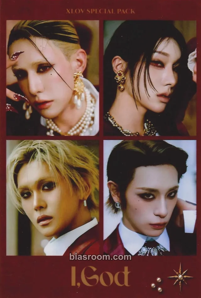 XLOV - I, God Album special pack album inclusion 4 cut photo