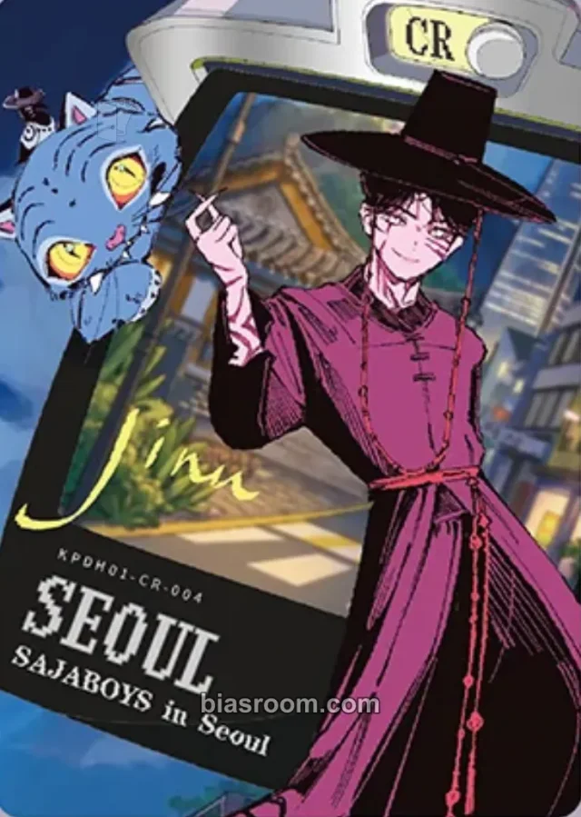 KPop Demon Hunters - Jinu - Kayou x KDH Collectable Trading Cards Other brand collaboration trading card classic version energy version