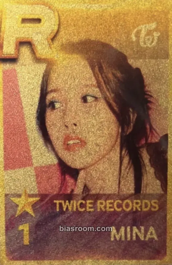 Mina TWICE x SuperStar JYPNATION Photocard - TWICE - TWICE K-pop photocard