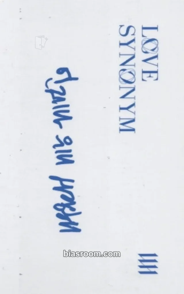 Wonho - Wonho - Love Synonym #2: Right For Us Album scratch card album inclusion first press only version 3