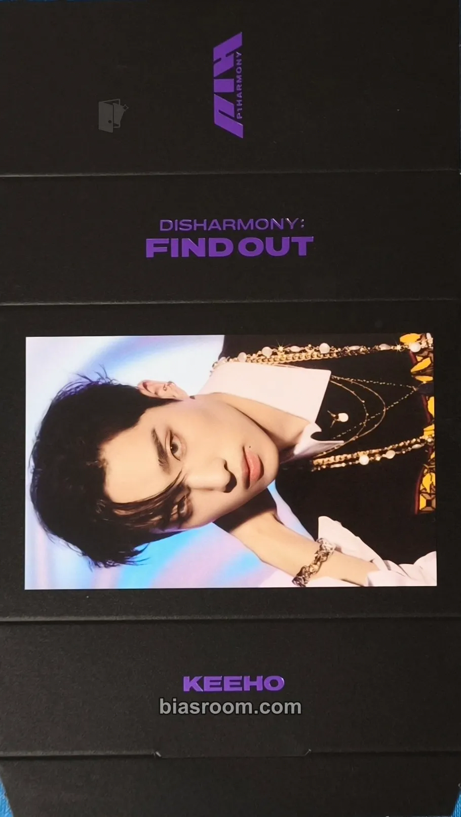 Keeho Disharmony: Find Out Photocard - P1Harmony - P1Harmony K-pop photocard