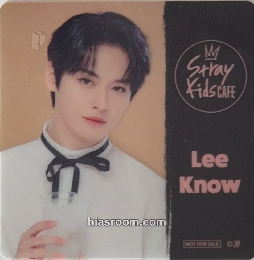 Lee Know Stray Kids Cafe Photocard - Stray Kids - Stray Kids K-pop photocard