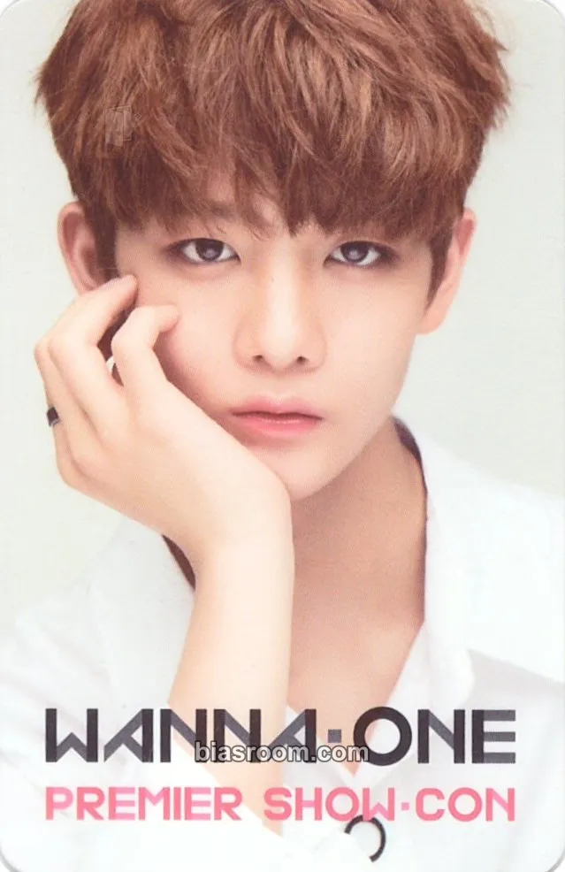 Jinyoung Premier Show-Con Photocard - Wanna One - Wanna One K-pop photocard