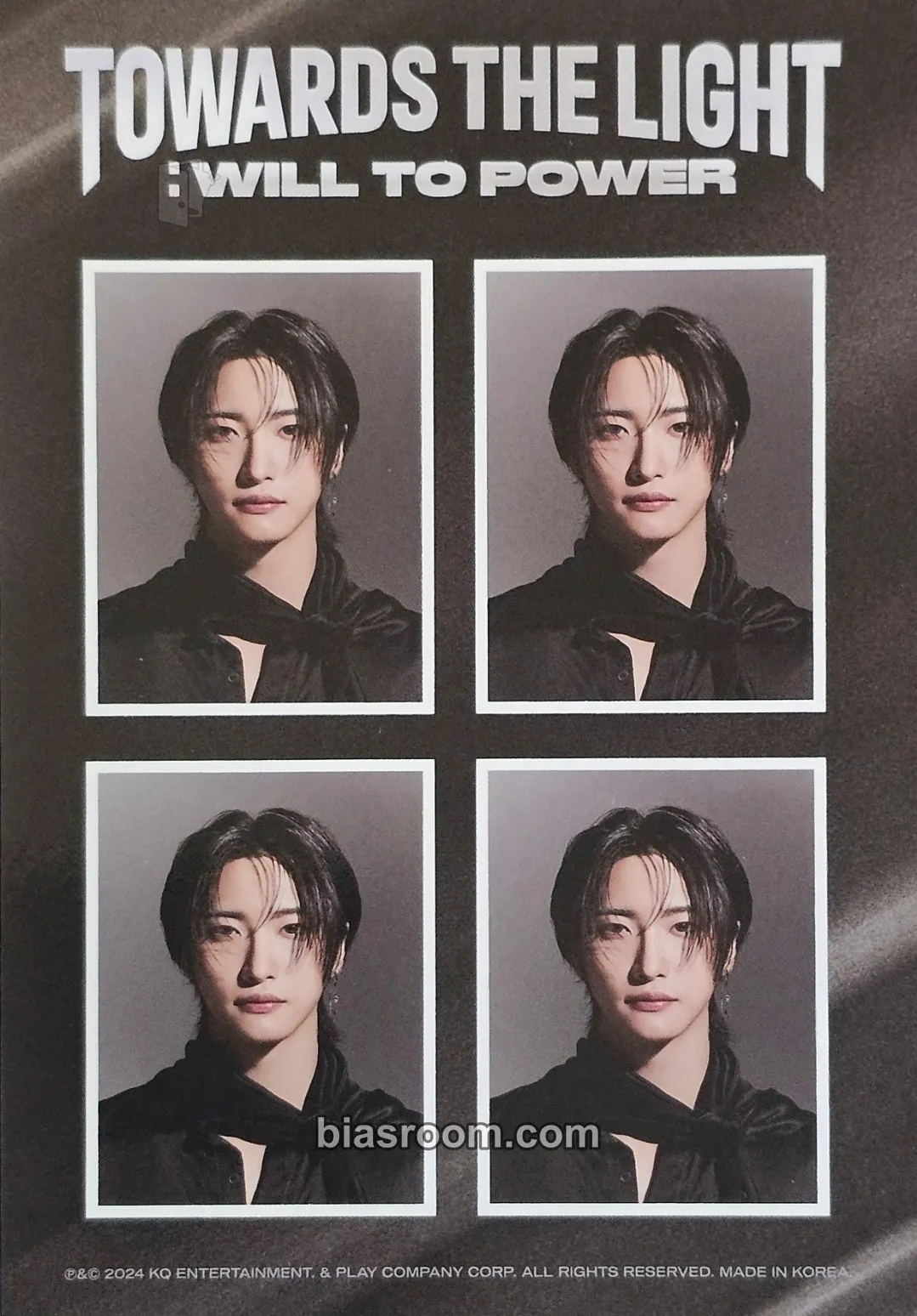 Seonghwa Towards The Light : Will To Power World Tour 2024 - 2025 Photocard - ATEEZ - ATEEZ K-pop photocard