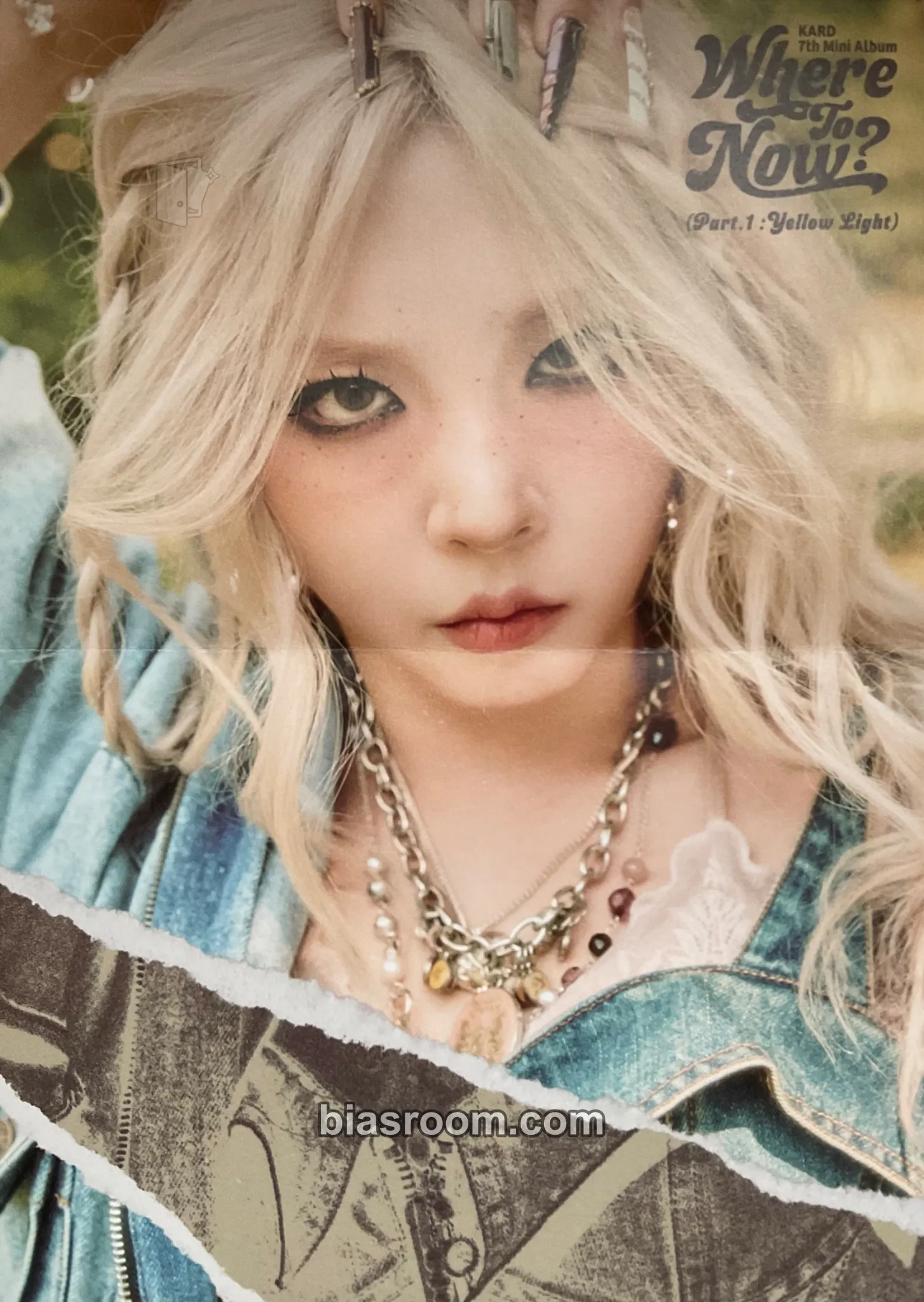 Jiwoo KARD 7th Mini Album 'Where To Now? (Part.1 : Yellow Light)' Photocard - KARD - KARD K-pop photocard