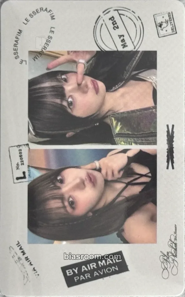 LE SSERAFIM - Sakura & Hong Eunchae - Dear, FEARNOT Film Photobook Other amazon japan pob (pre-order benefit) sticker photocard