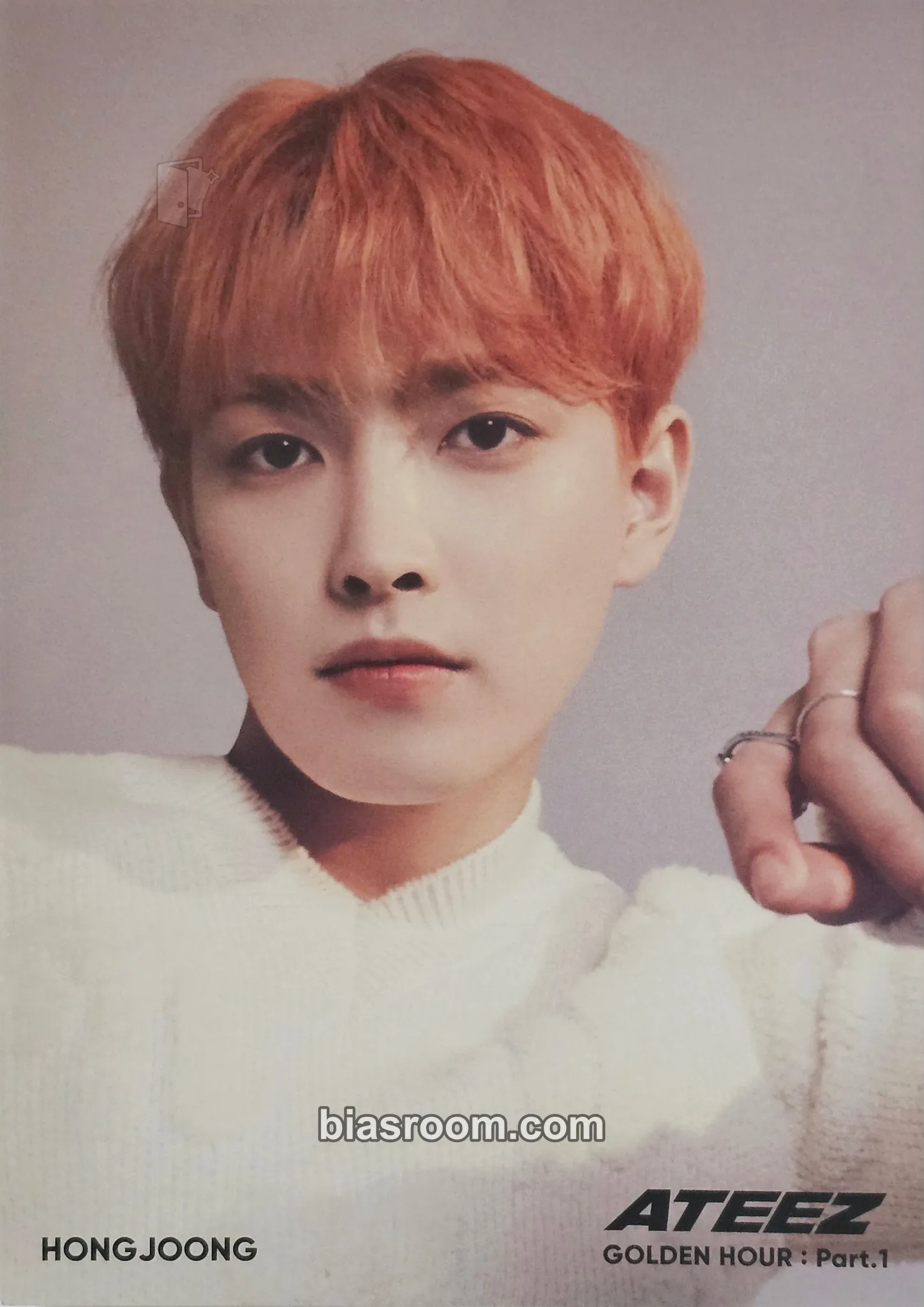Hongjoong GOLDEN HOUR : Part.1 Photocard - ATEEZ - ATEEZ K-pop photocard