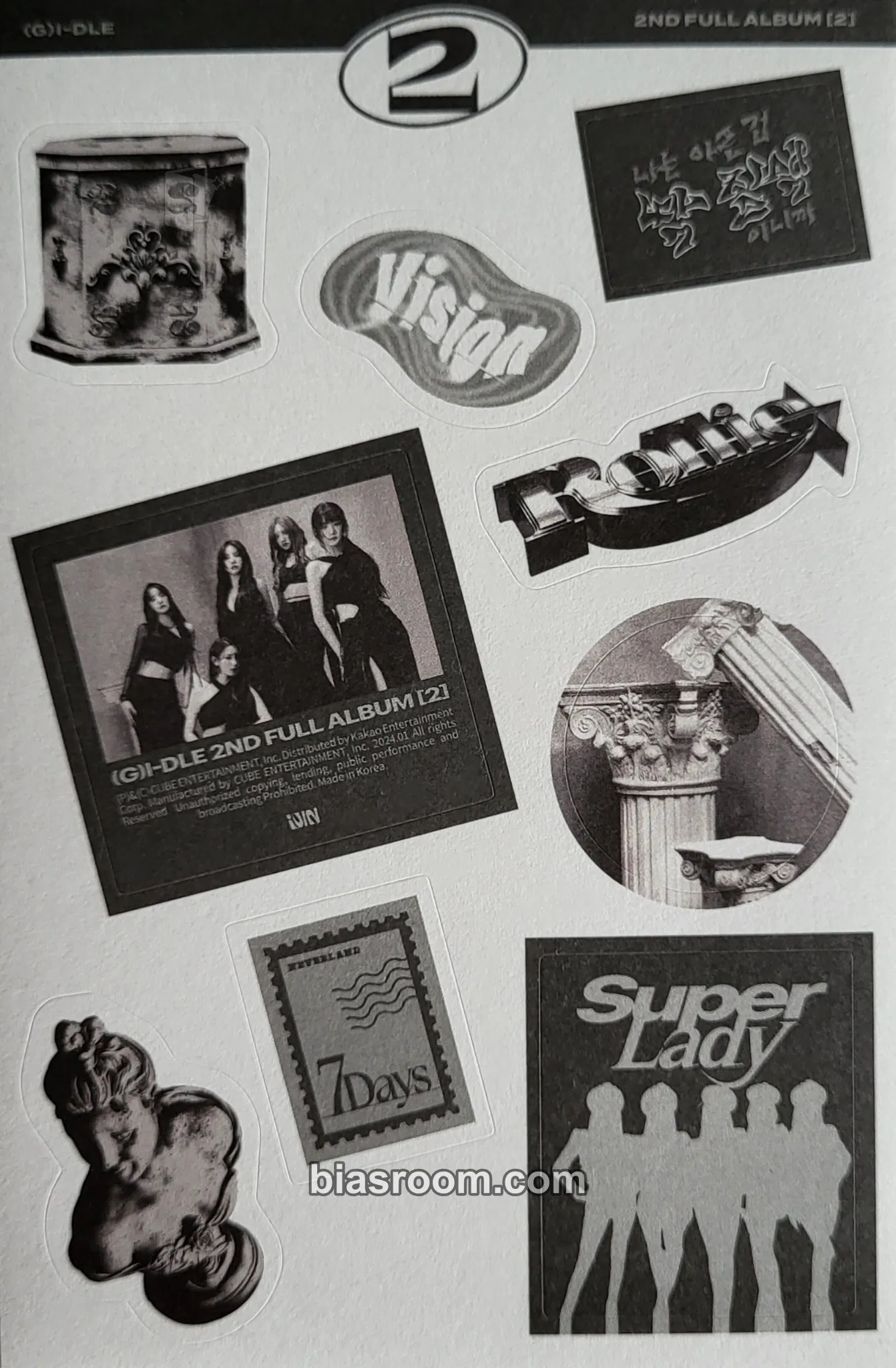 2 Photocard - i-dle - i-dle K-pop photocard