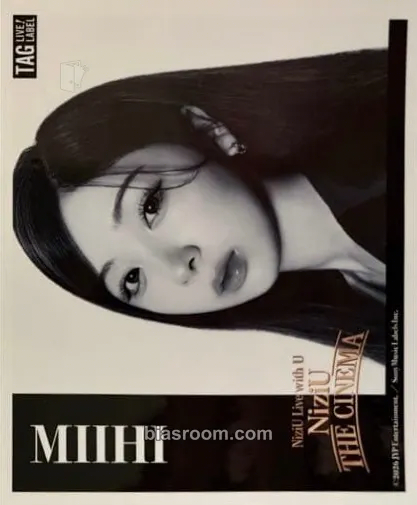 Miihi NiziU x Tag Live Label cans Photocard - NiziU - NiziU K-pop photocard