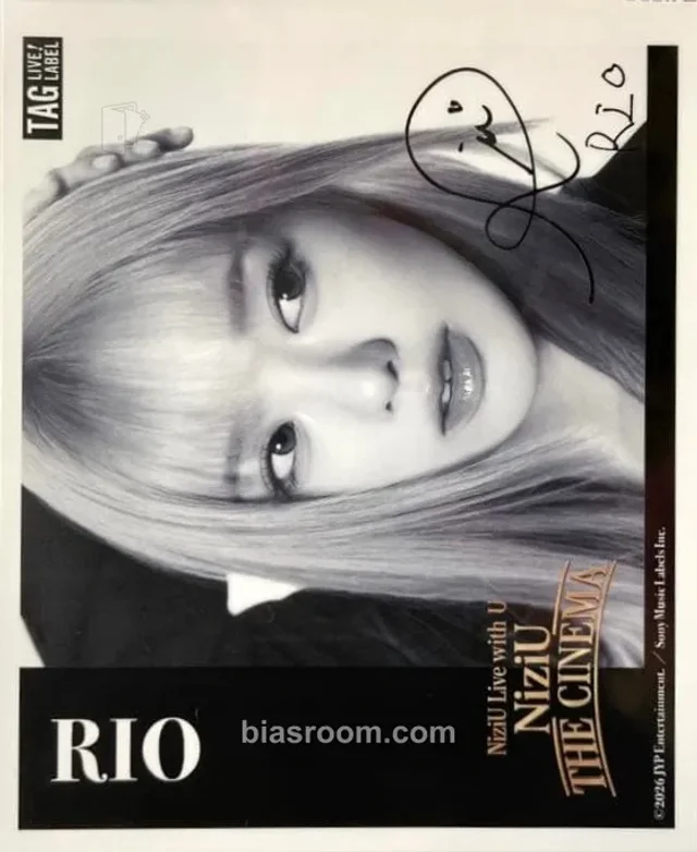 NiziU - Rio - NiziU x Tag Live Label cans Other brand collaboration sticker signature