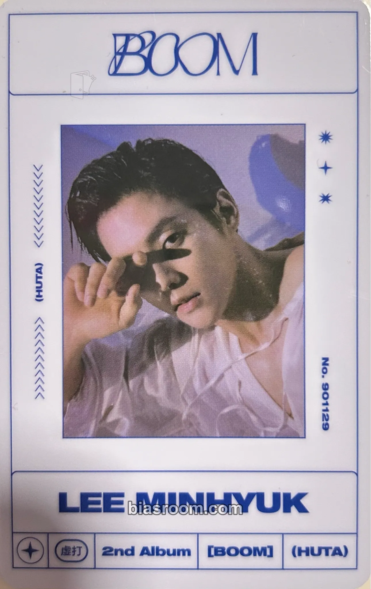 Minhyuk BOOM (Minhyuk Solo) Photocard - BTOB - BTOB K-pop photocard