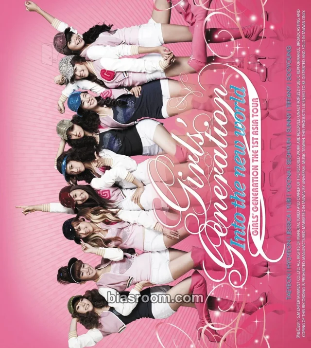Girls' Generation - 1st Asia Tour: Into the New World Album bromide poster concert
