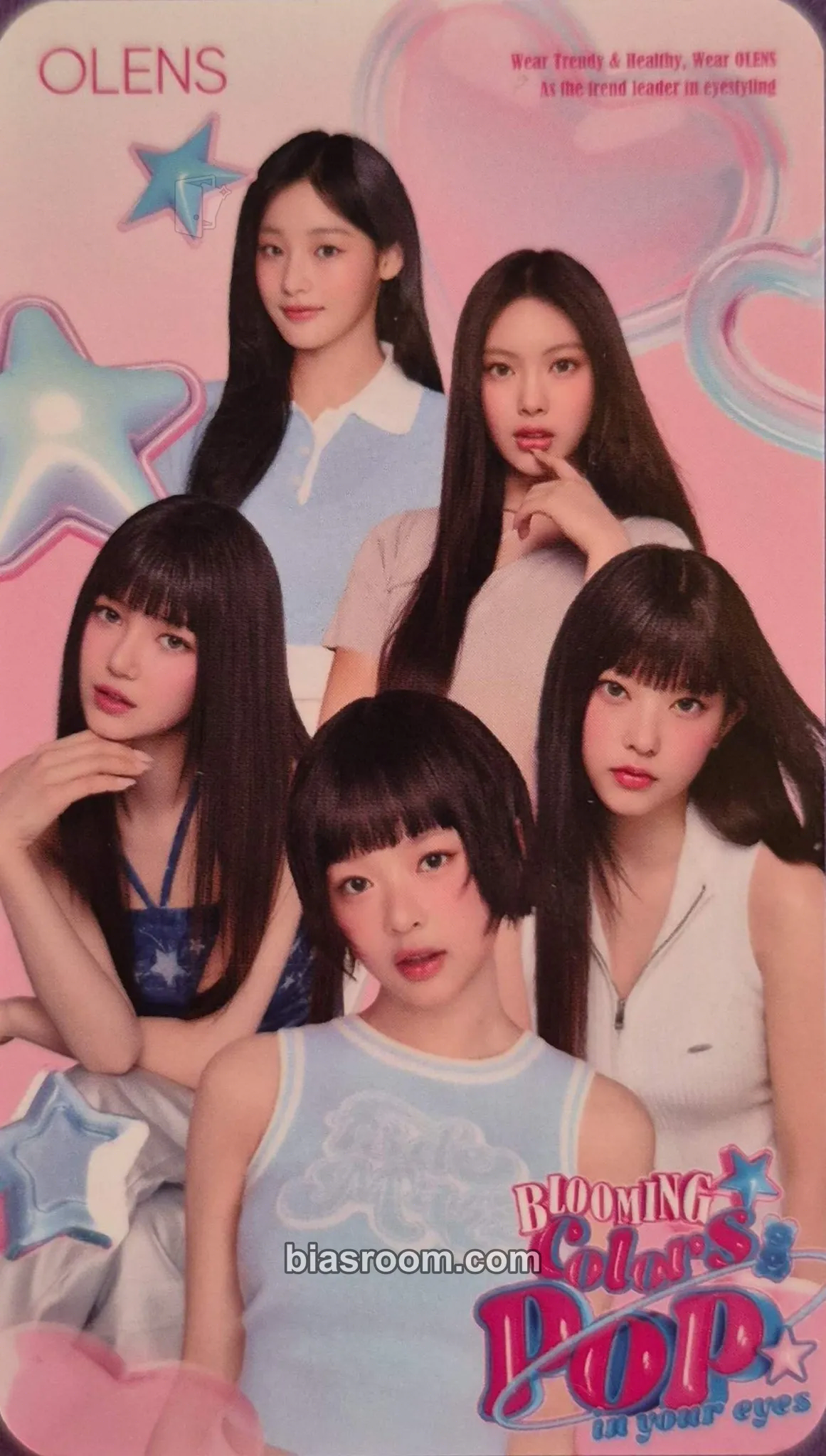 NewJeans x OLENS Photocard - NewJeans - NewJeans K-pop photocard
