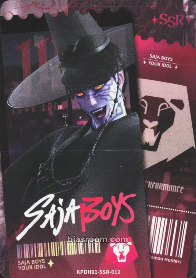 Jinu Kayou x KPop Demon Hunters Collectable Trading Cards Photocard - KPop Demon Hunters - KPop Demon Hunters K-pop photocard