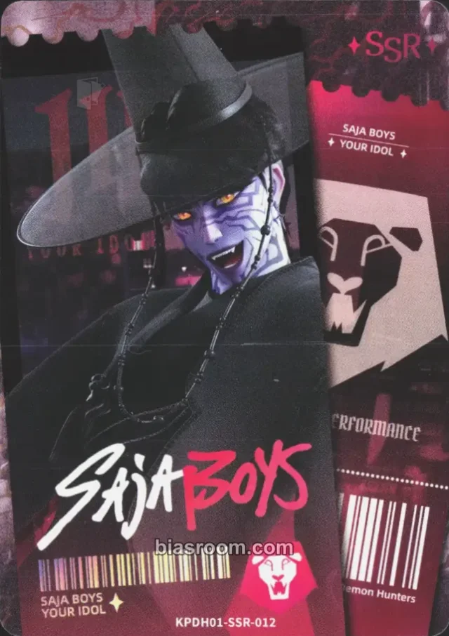 KPop Demon Hunters - Jinu - Kayou x KDH Collectable Trading Cards Other brand collaboration trading card energy version