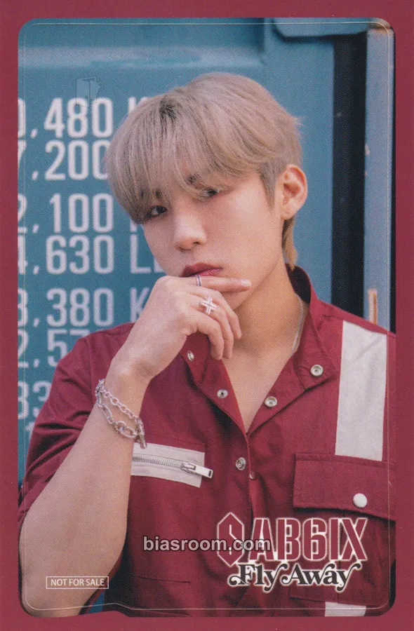 Woojin Fly Away Photocard - AB6IX - AB6IX K-pop photocard