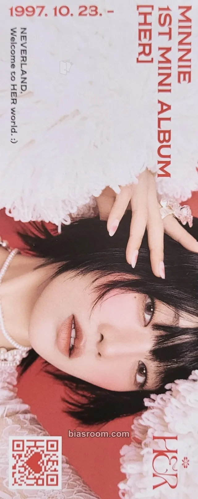 i-dle - Minnie - HER Album album inclusion bookmark 2035C version