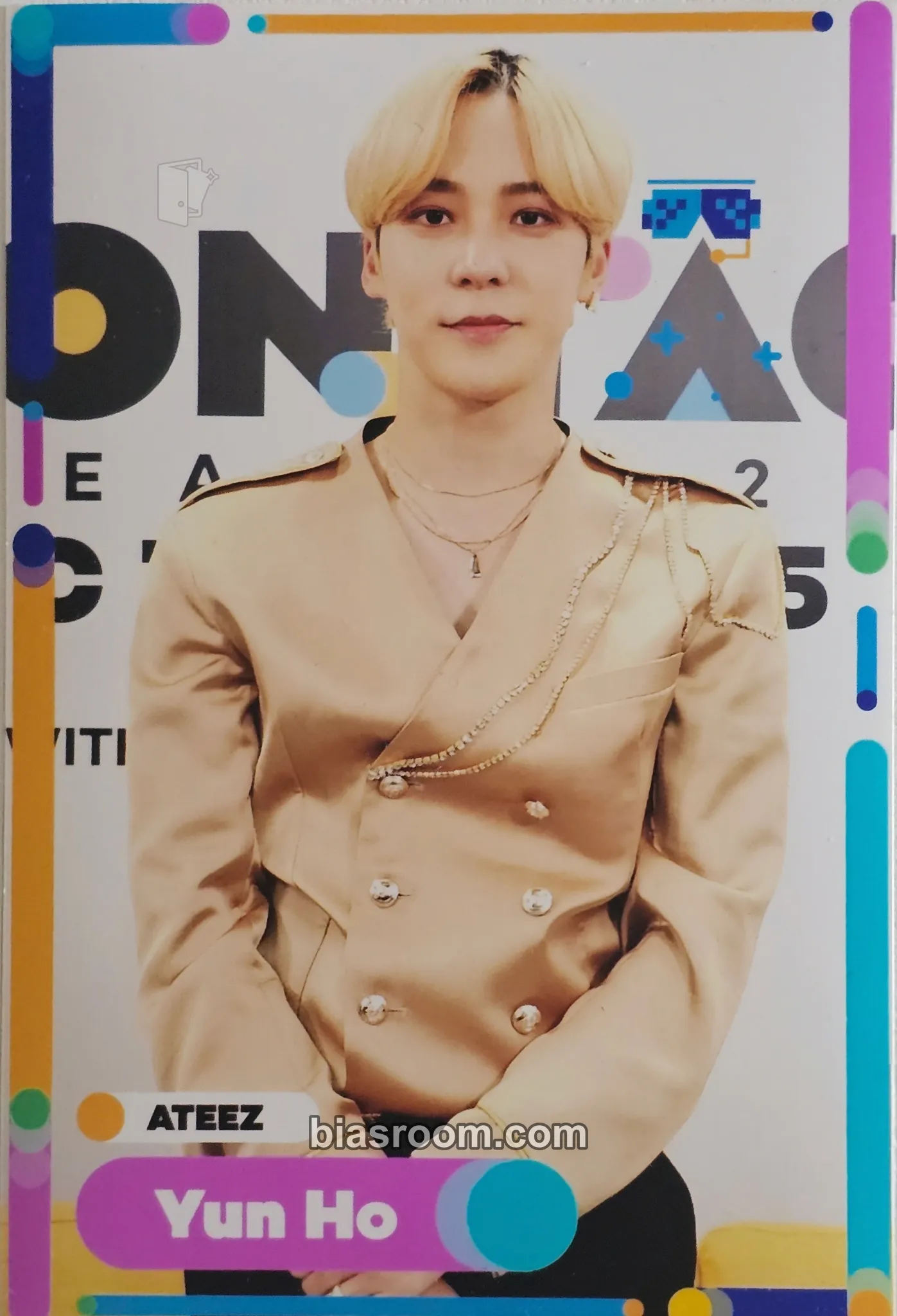 Yunho KCON:TACT 2020 Summer Photocard - ATEEZ - ATEEZ K-pop photocard