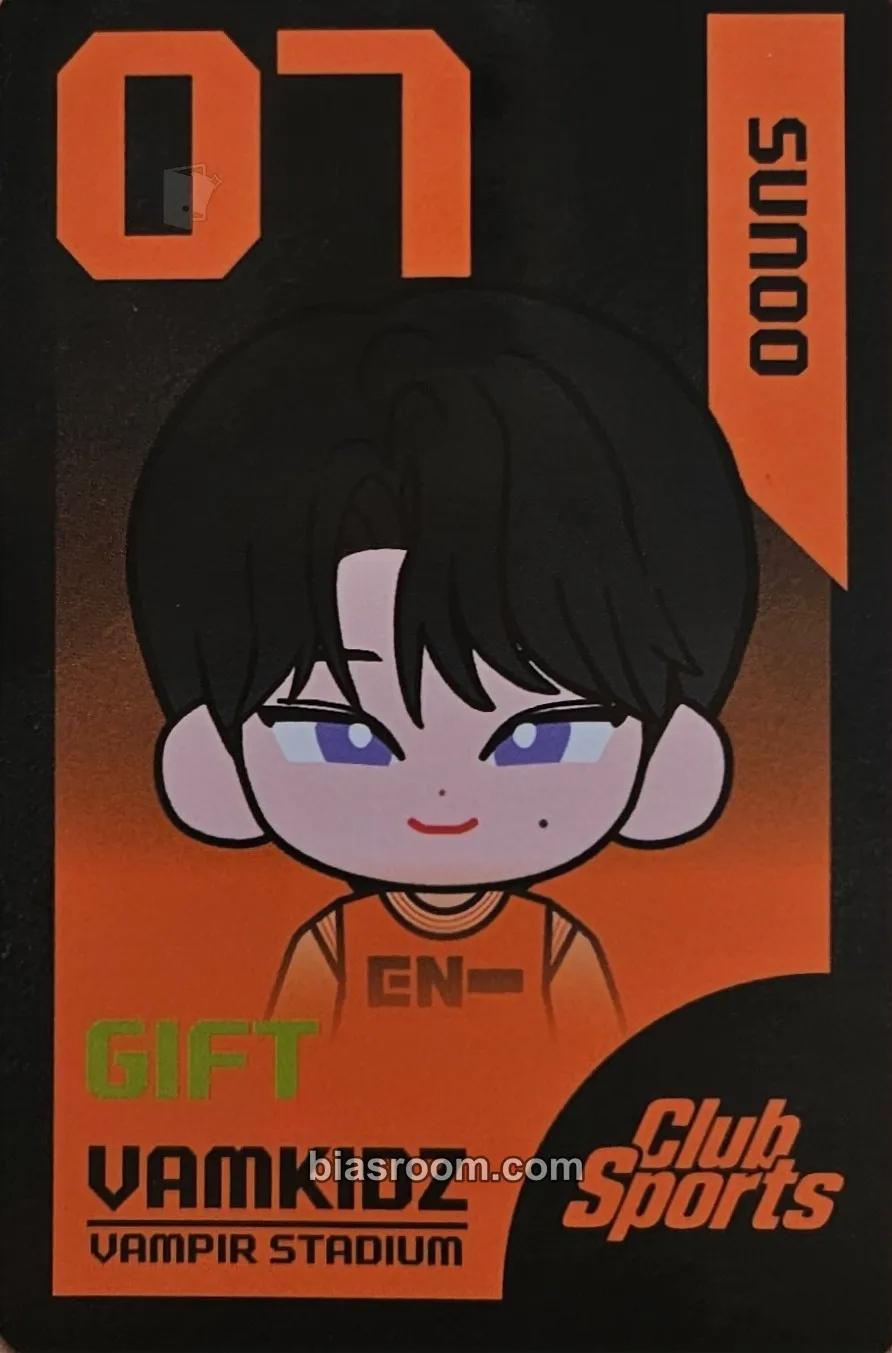 Sunoo ENHYPEN WORLD COUPON CARD COLLECTION Photocard - ENHYPEN - ENHYPEN K-pop photocard